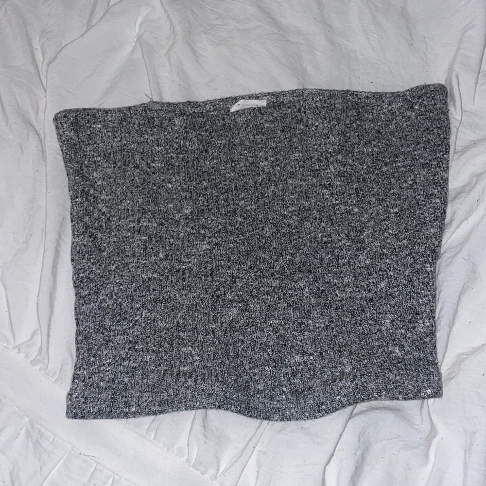 Speckled Grey Tube Top